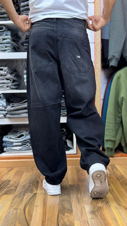 BAGGY JEANS NOIR DEGRADE