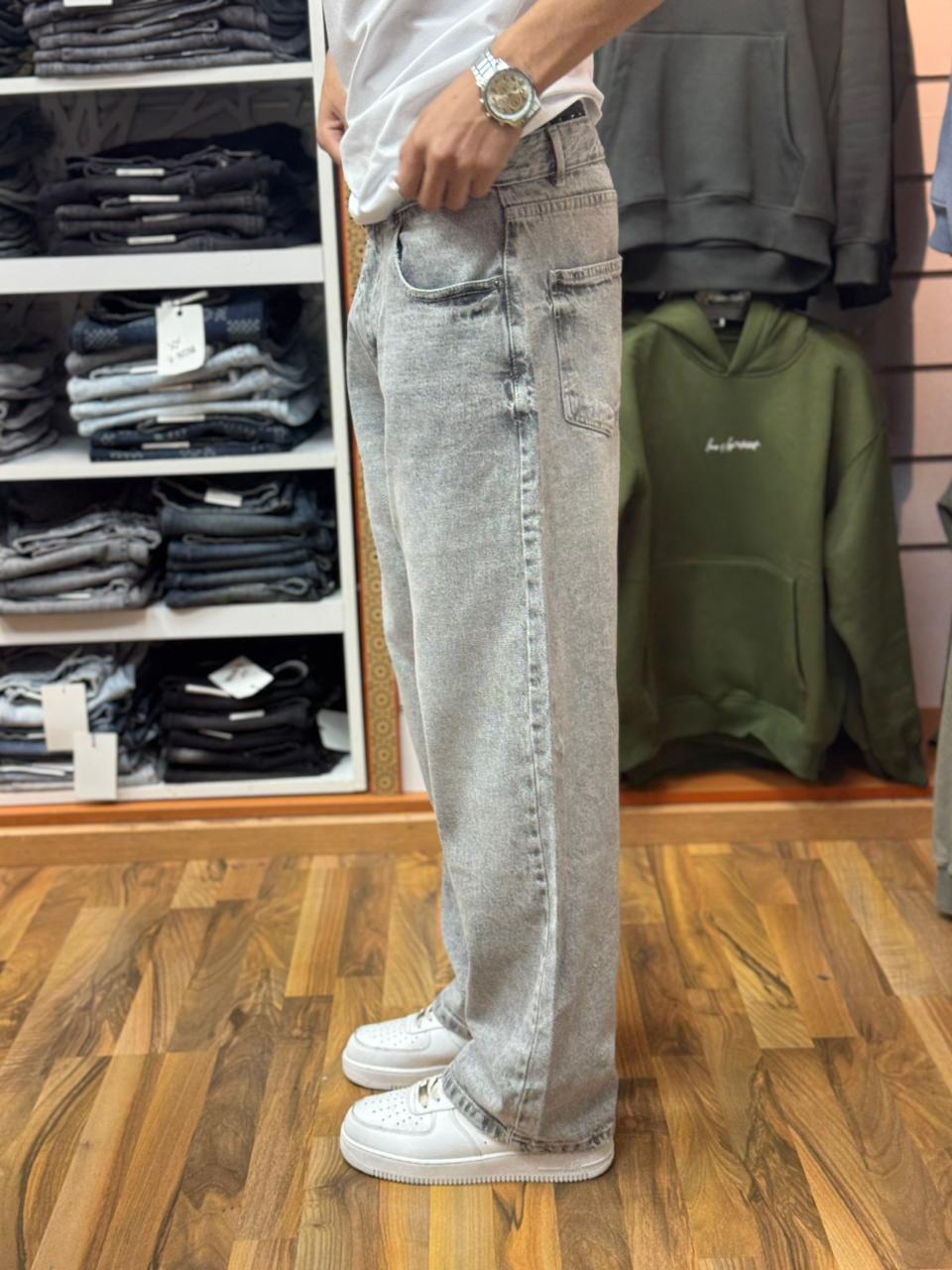 BAGGY JEANS GRIS SIMPLE