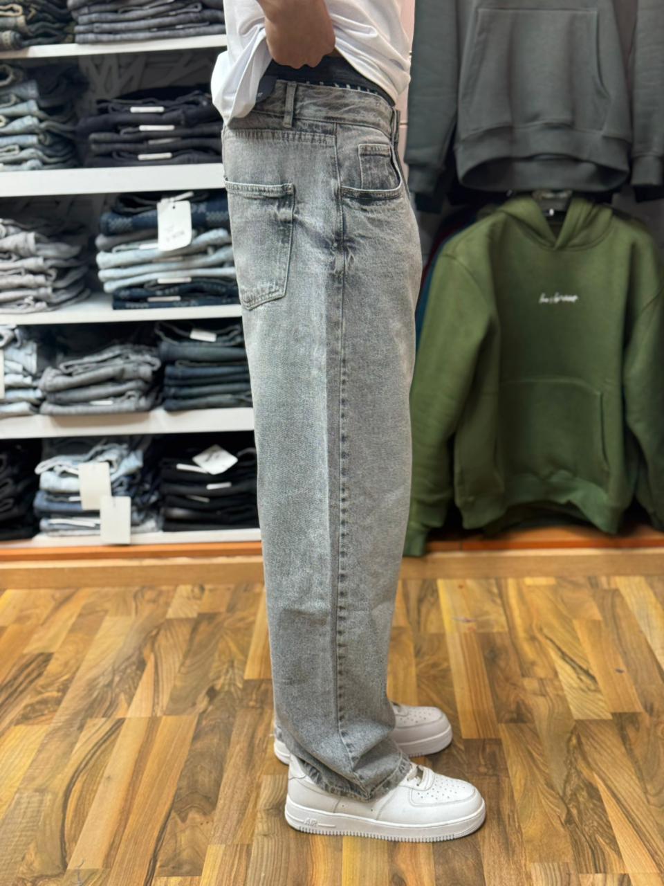 BAGGY JEANS GRIS SIMPLE