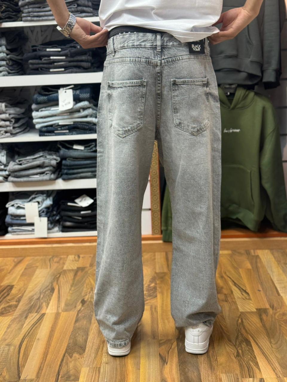 BAGGY JEANS GRIS SIMPLE