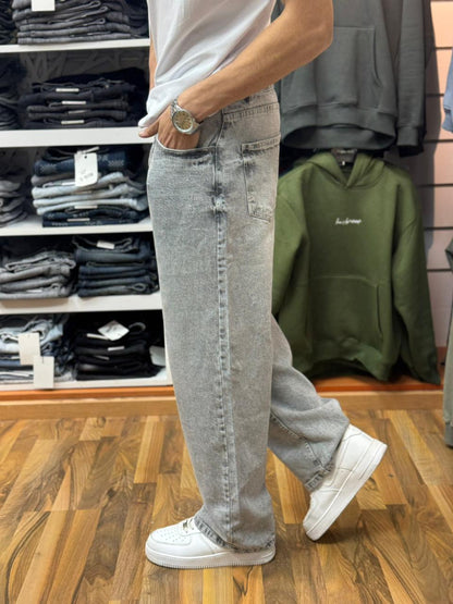 BAGGY JEANS GRIS SIMPLE