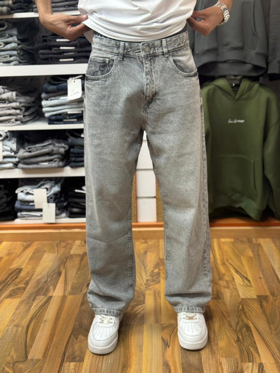 BAGGY JEANS GRIS SIMPLE