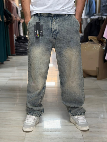 BAGGY JEAN GREY WASHED