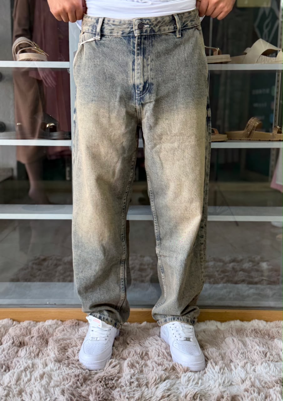 BAGGY JEAN GOLDEN GRIS