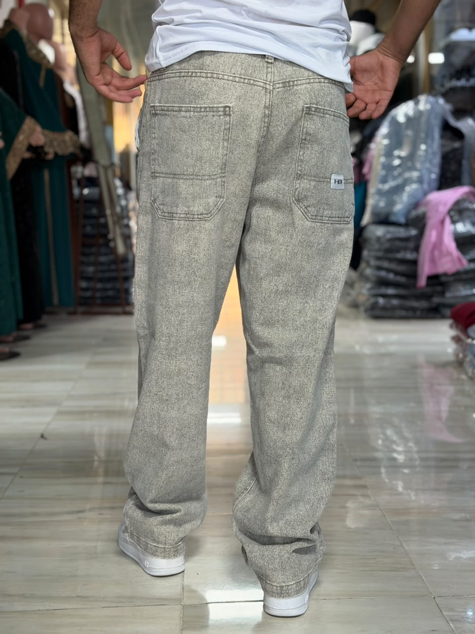 BAGGY  JEAN GRIS VINTAGE