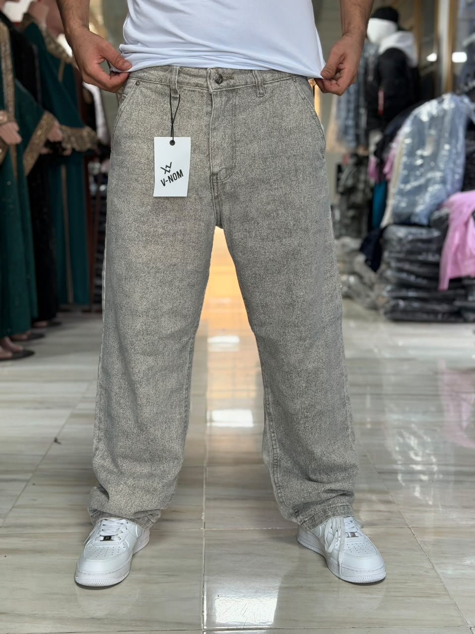 BAGGY  JEAN GRIS VINTAGE