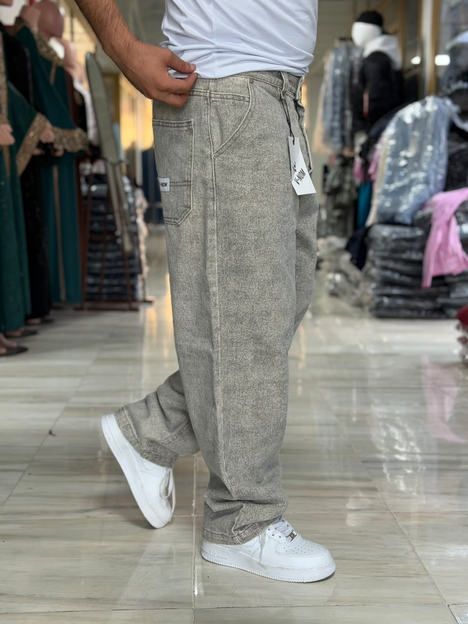 BAGGY  JEAN GRIS VINTAGE