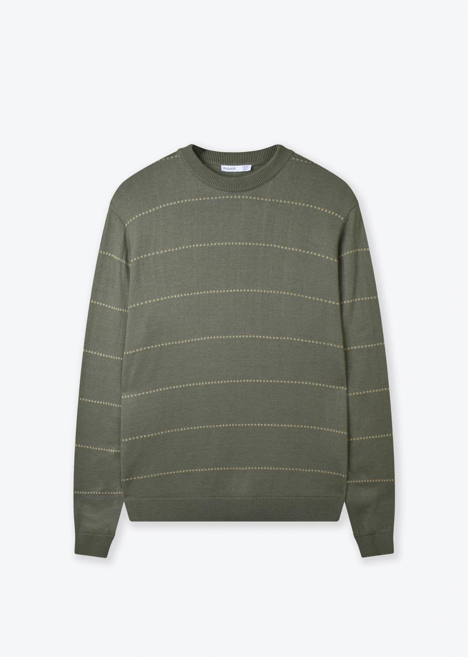 STRIPED KNIT SWEATER