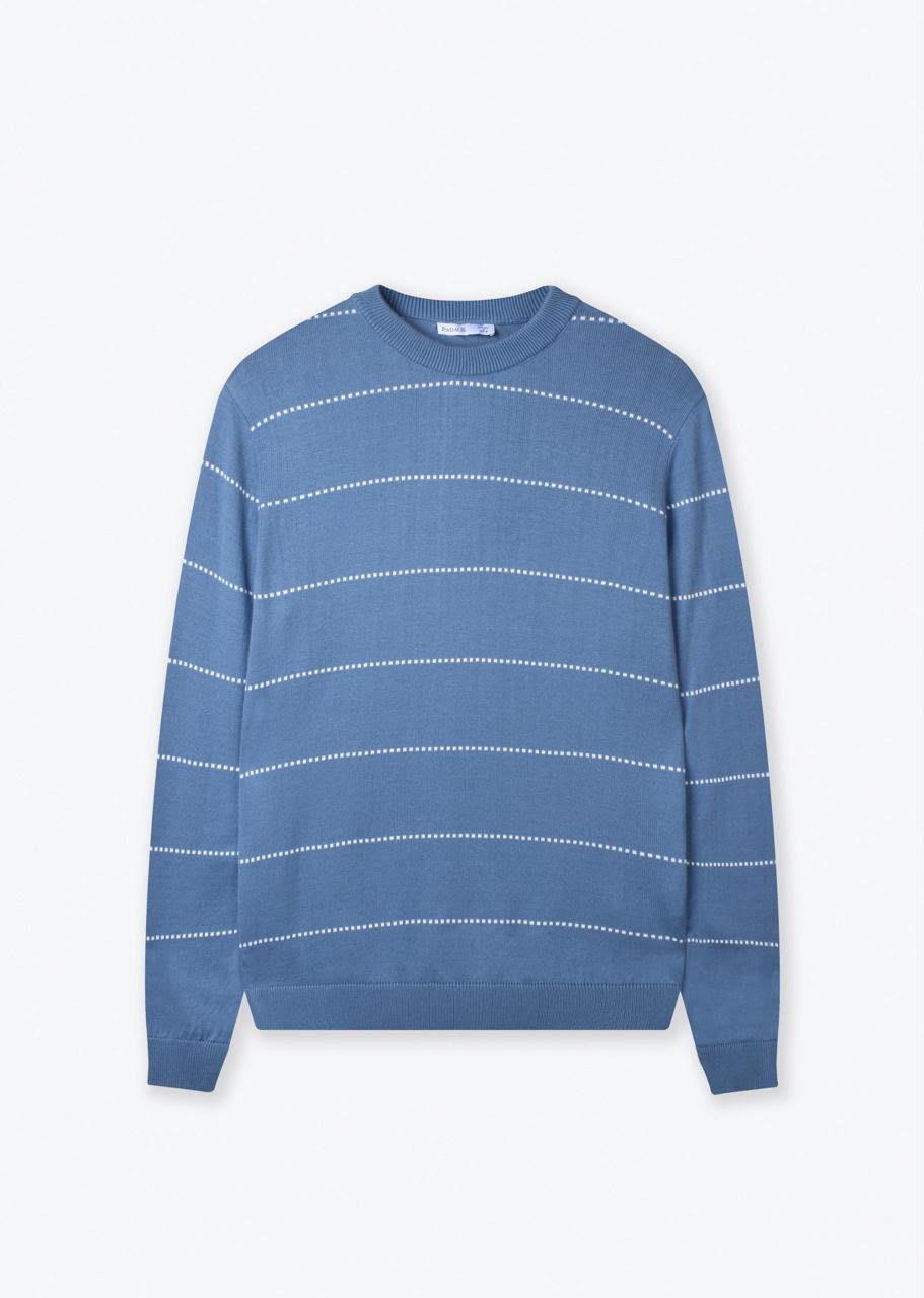 STRIPED KNIT SWEATER