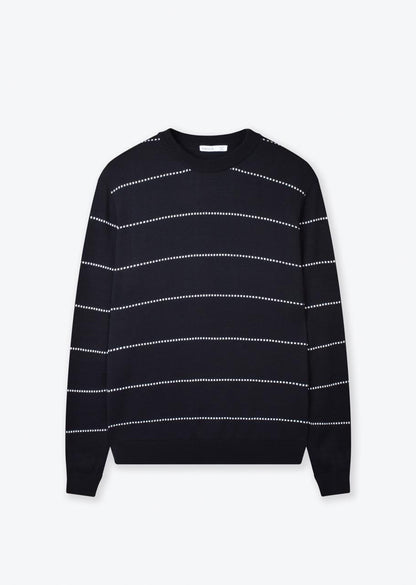 STRIPED KNIT SWEATER