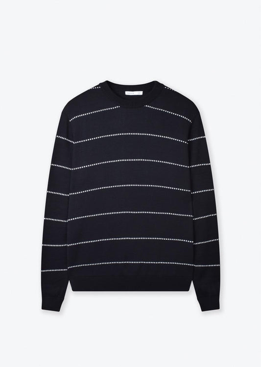 STRIPED KNIT SWEATER
