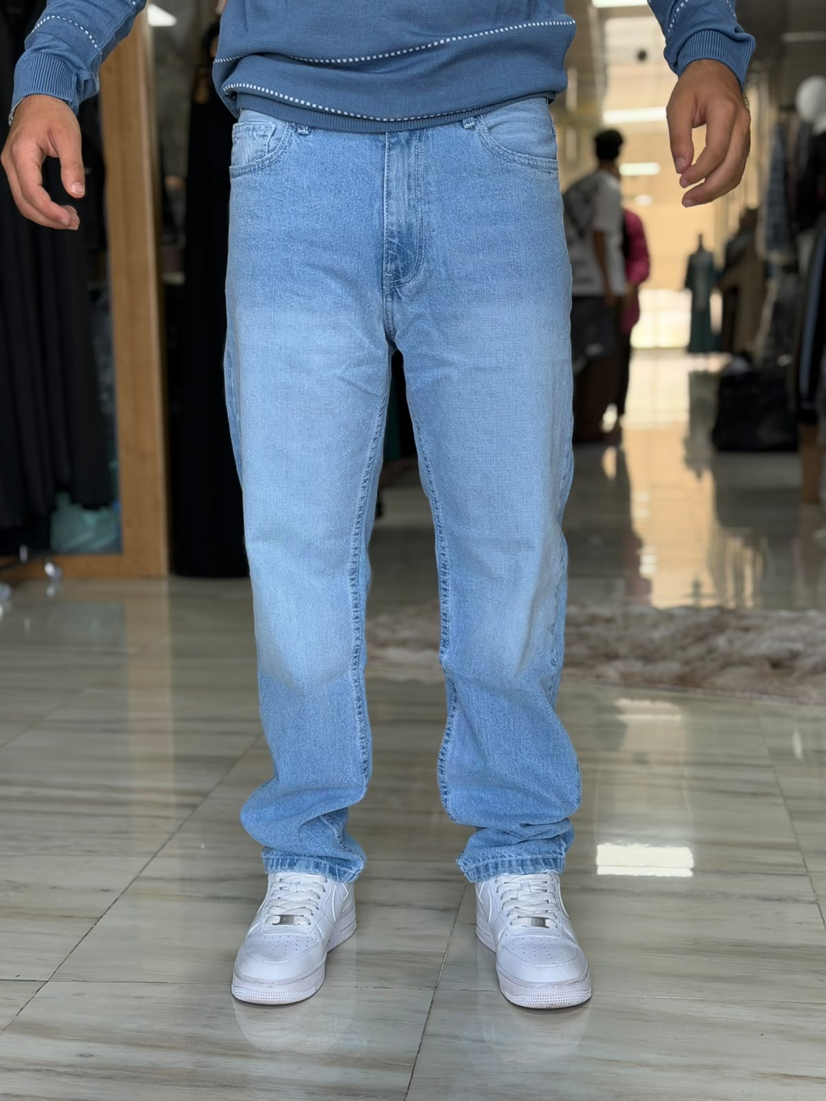 RELAXED JEAN BLUE CIEL
