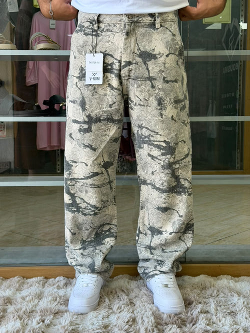 BAGGY JEAN IMPRIMMIE ABSTRAIT