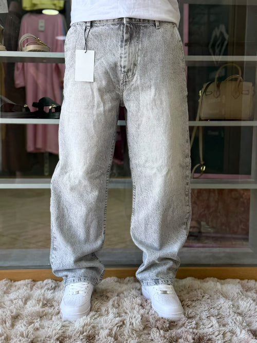 BAGGY JEAN GRIS Foncé