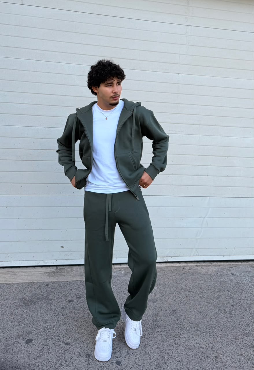Ensemble Hoodie Zippé