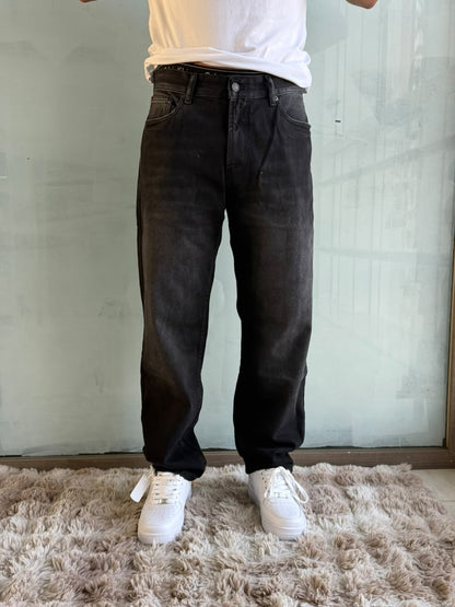 RELAXED JEANS NOIR CLEAR