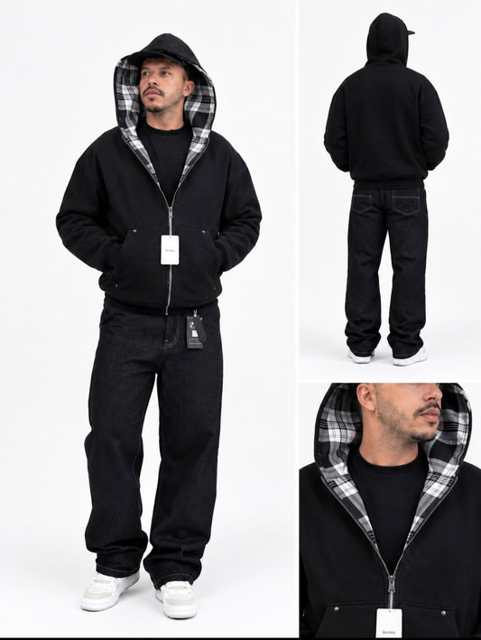 HOODIE JACKET ZIP-UP