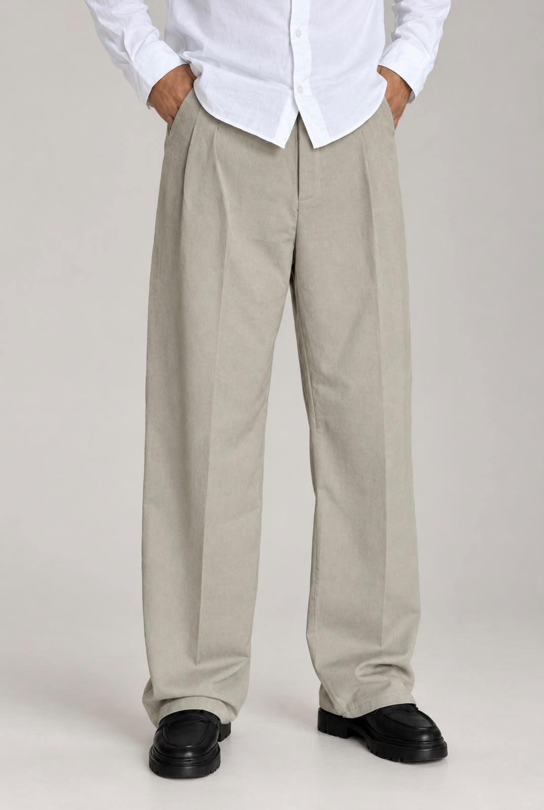 WIDE-LEG  TAILORED TROUSERS
